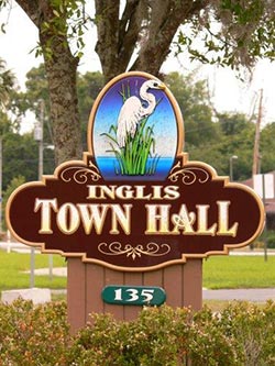 Inglis Florida Sign